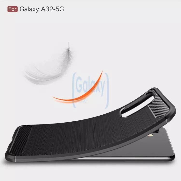 Протиударний чохол бампер для Samsung Galaxy A13 iPaky Carbon Fiber Blue (Синій)