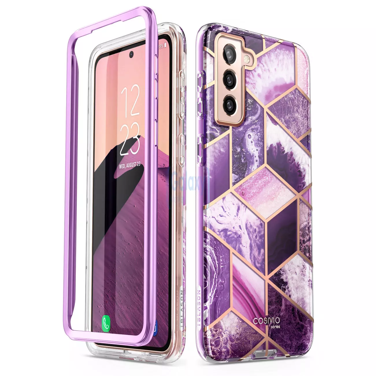 Противоударный чехол бампер i-Blason Cosmo для Samsung Galaxy S22 Plus Purple (Пурпурный)