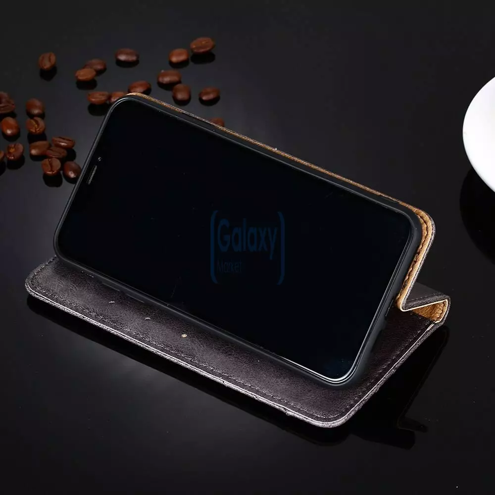 Чохол книжка для Samsung Galaxy A22 5G idools Retro Black (Чорний)