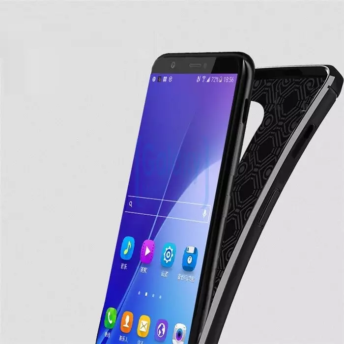 Чехол бампер IDOOLS Leather Fit Case для Samsung Galaxy J6 2018 J600F Black (Черный)