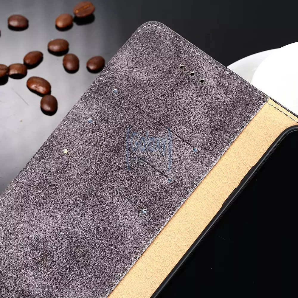 Чехол книжка IDOOLS Retro Case для Samsung Galaxy S20 FE Gray (Серый)