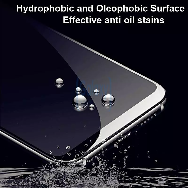 Защитное стекло Imak Full Cover Glass для Samsung Galaxy A40s Black (Черный)