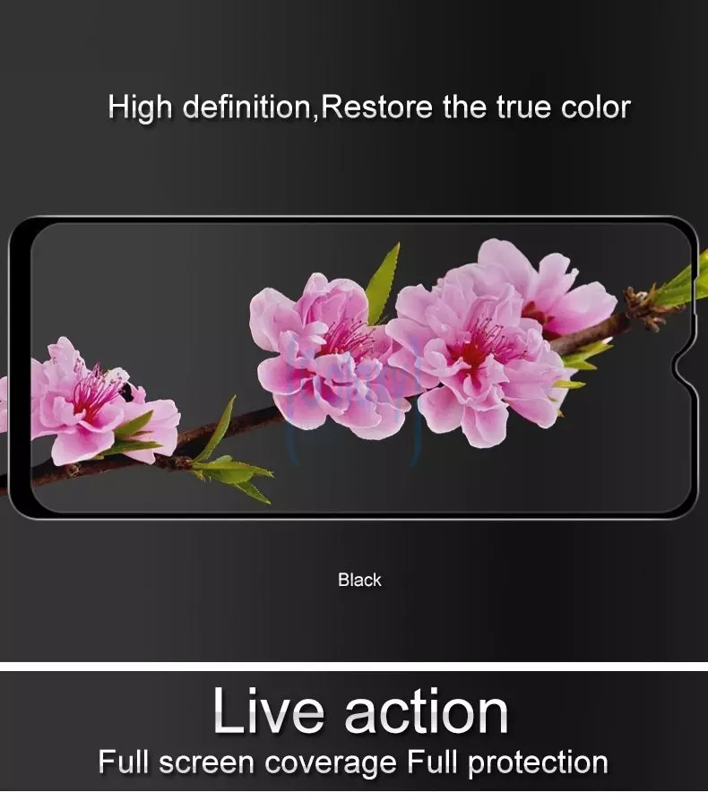 Защитное стекло Imak Full Cover Glass для Samsung Galaxy A10 Black (Черный)