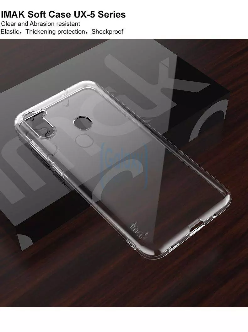 Чехол бампер Imak Air Case для Samsung Galaxy M11 Transparent (Прозрачный)