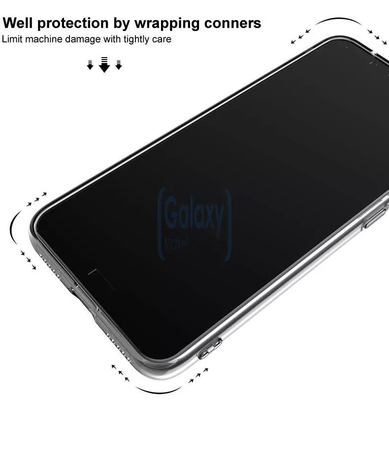 Чехол бампер Imak Air Case для Samsung Galaxy A71 Transparent (Прозрачный)
