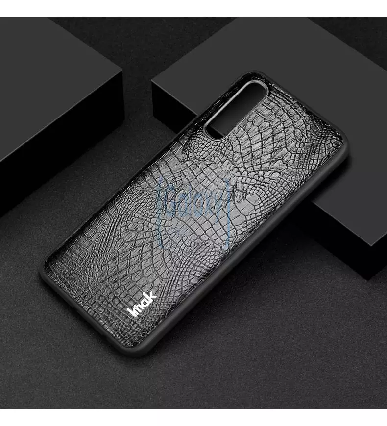 Чехол бампер Imak LX-5 Suede Imitation Case для Samsung Galaxy A70s Cross Pattern (Крест Узор)