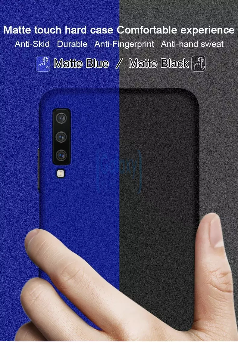 Чехол бампер Imak Cowboy Shell Series для Samsung Galaxy A7 2018 Blue (Синий)