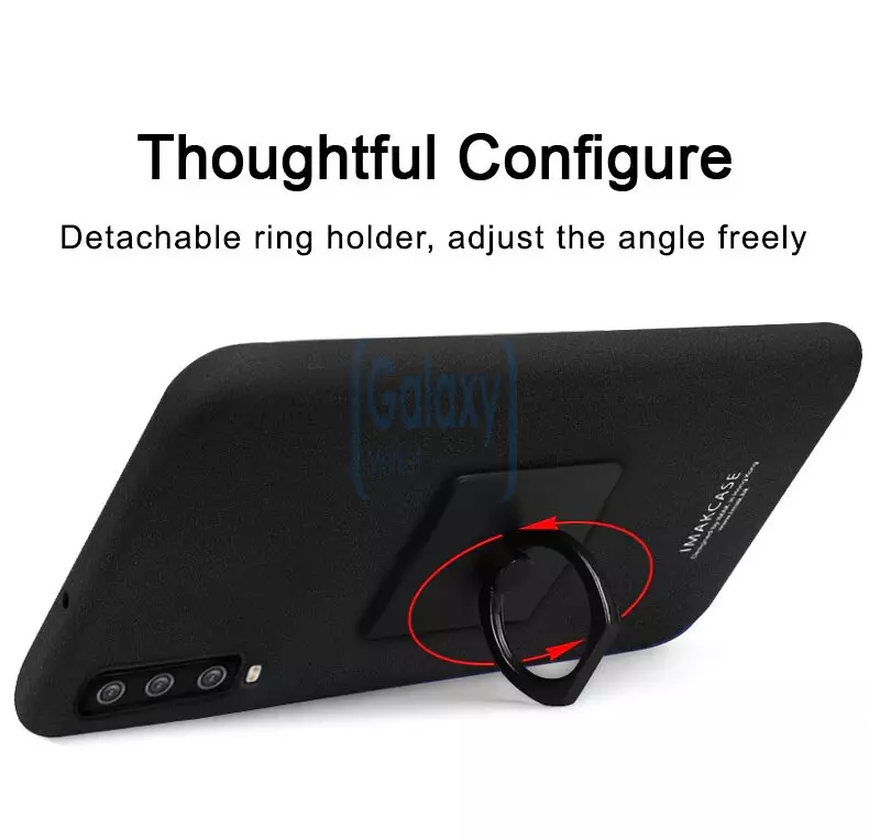 Чехол бампер Imak Cowboy Shell Series для Samsung Galaxy A7 2018 Black (Черный)