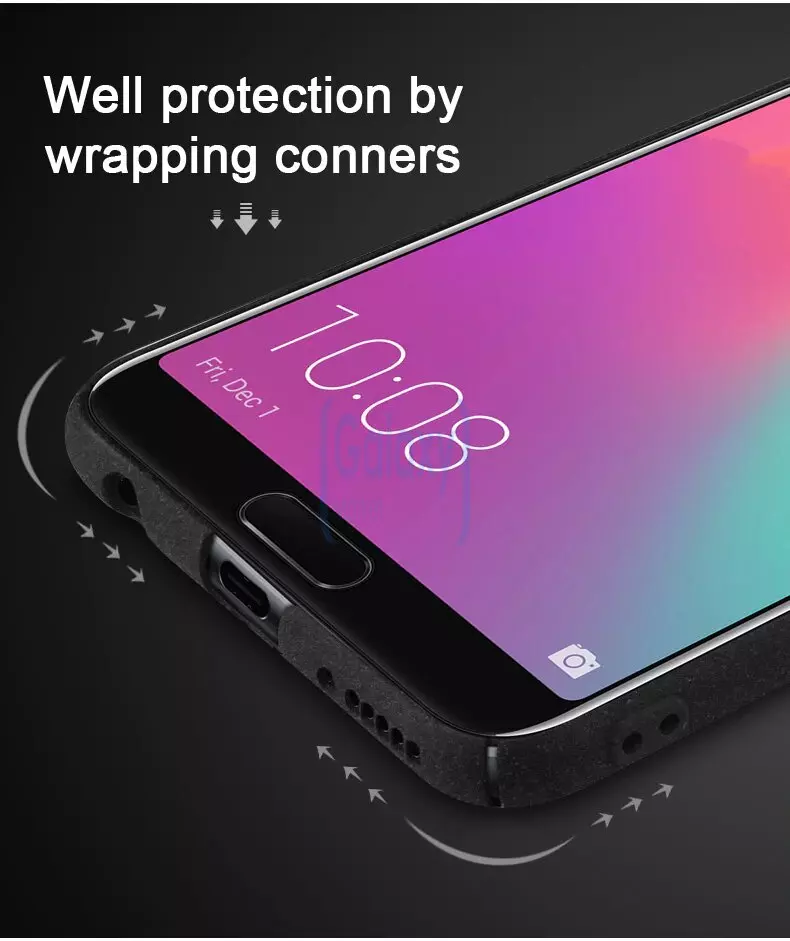 Чехол бампер Imak Cowboy Shell Series для Samsung Galaxy A7 2018 Black (Черный)