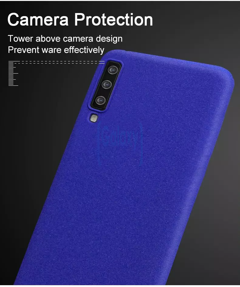 Чехол бампер Imak Cowboy Shell Series для Samsung Galaxy A7 2018 Black (Черный)