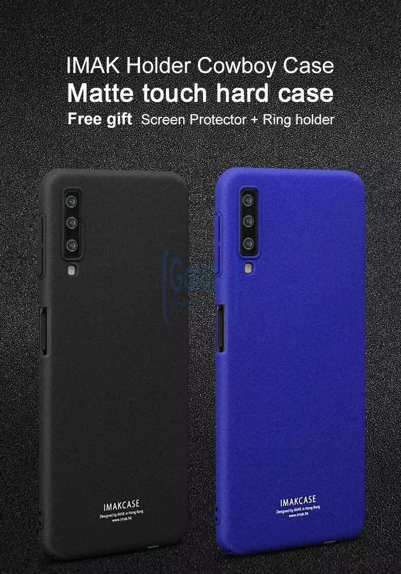 Чехол бампер Imak Cowboy Shell Series для Samsung Galaxy A7 2018 Black (Черный)
