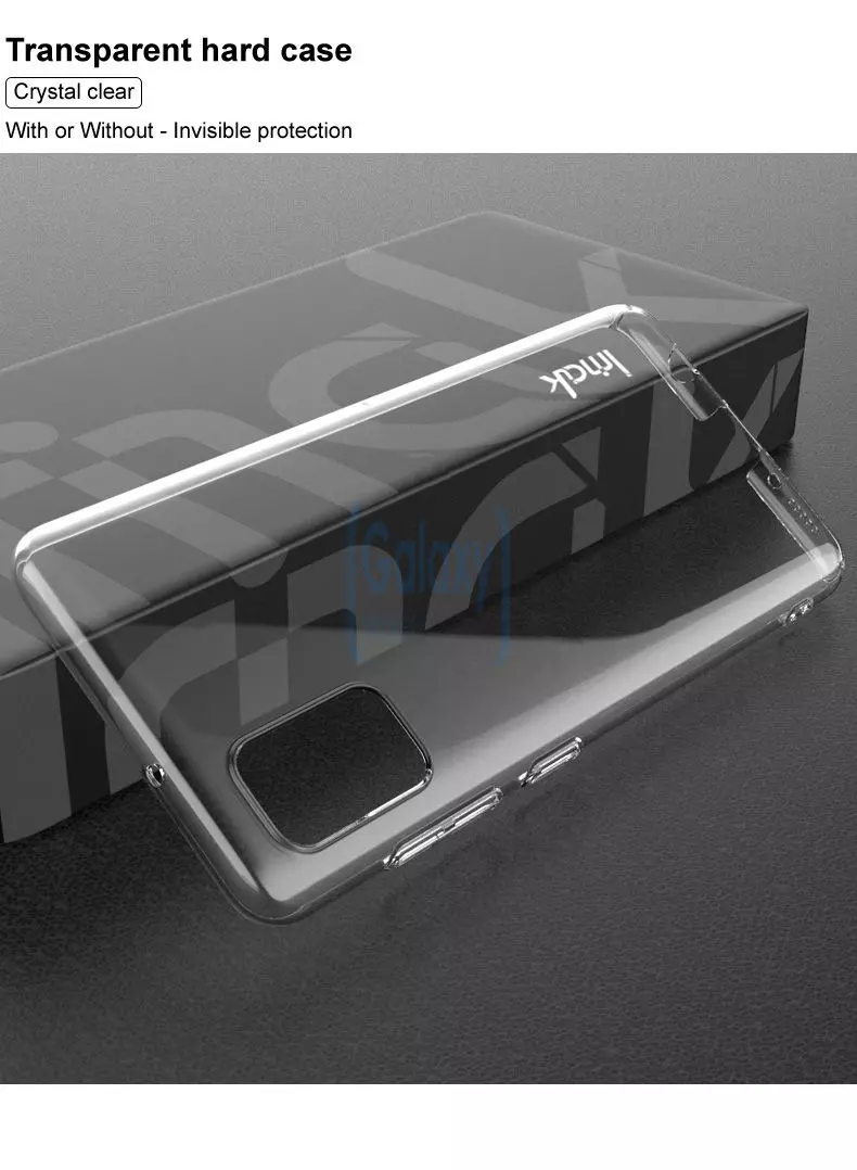 Чехол бампер Imak Crystal для Samsung Galaxy A41 Transparent (Прозрачный)