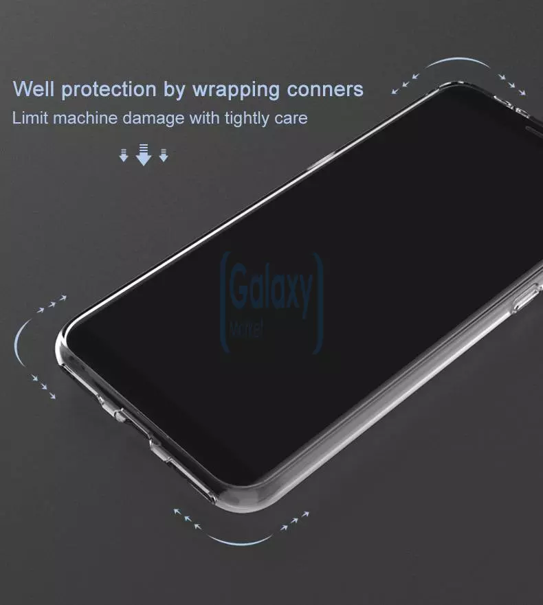 Чехол бампер Imak Crystal для Samsung Galaxy A50 Transparent (Прозрачный)