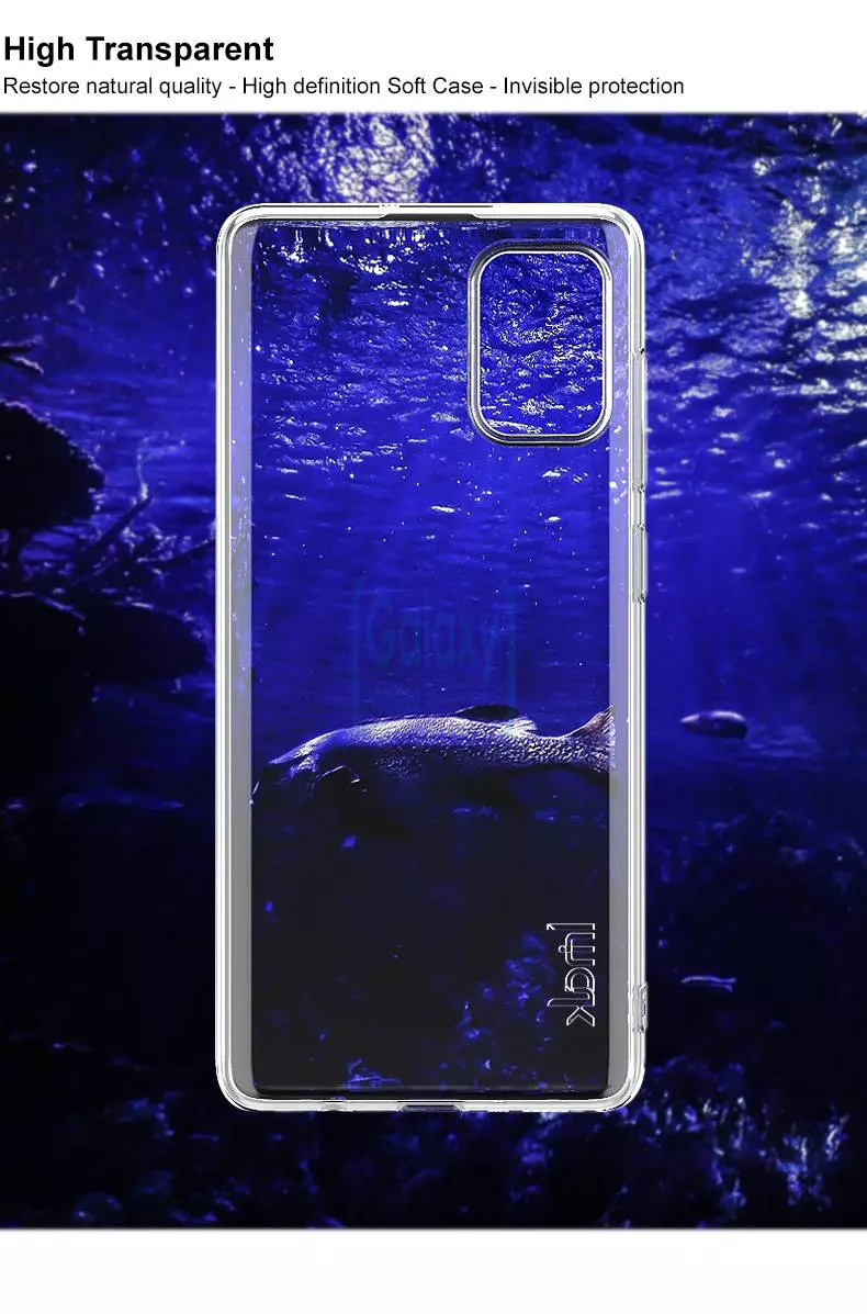 Чехол бампер Imak Crystal для Samsung Galaxy S10 Lite Transparent (Прозрачный)