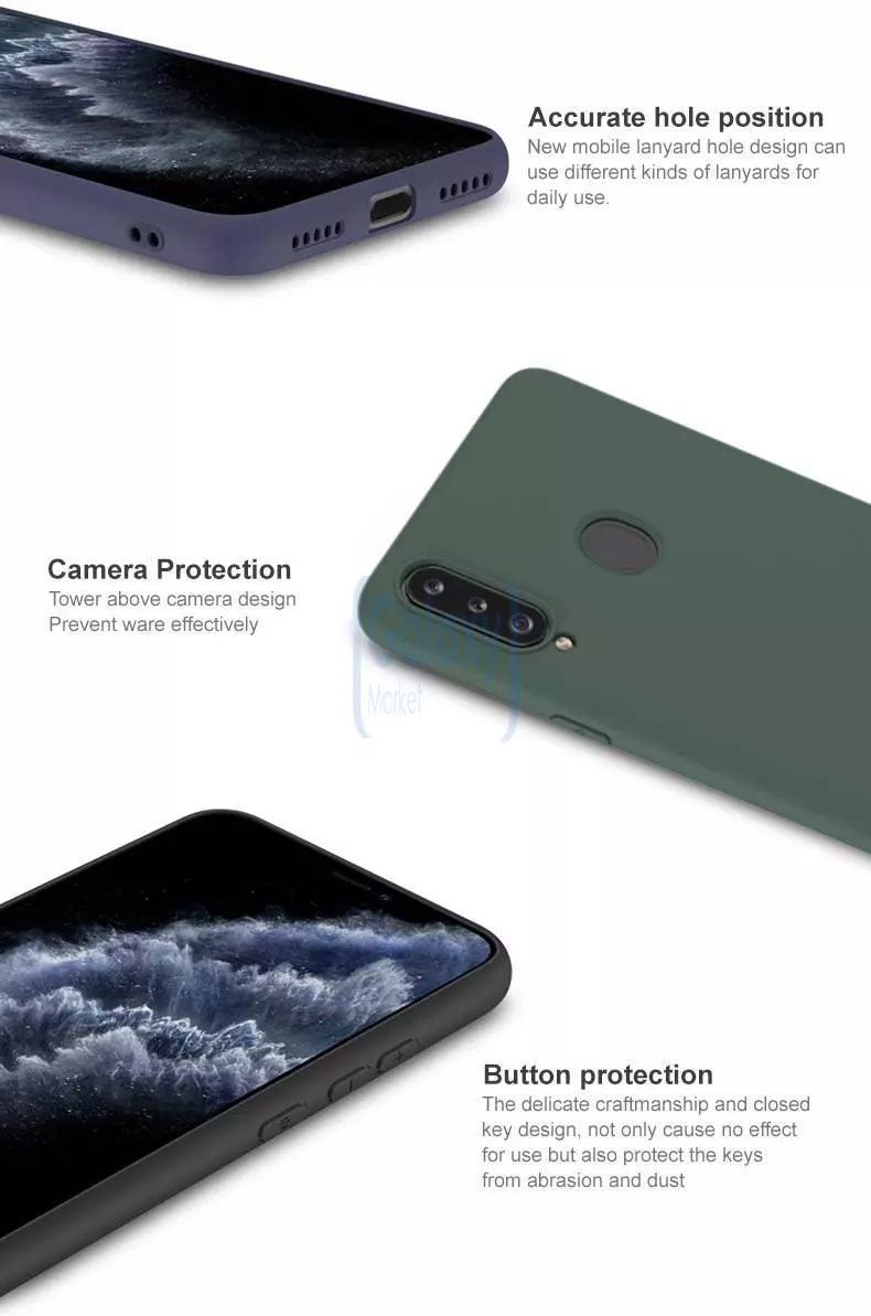 Чехол бампер Imak UC-1 Series для Samsung Galaxy A20s Green (Зеленый)