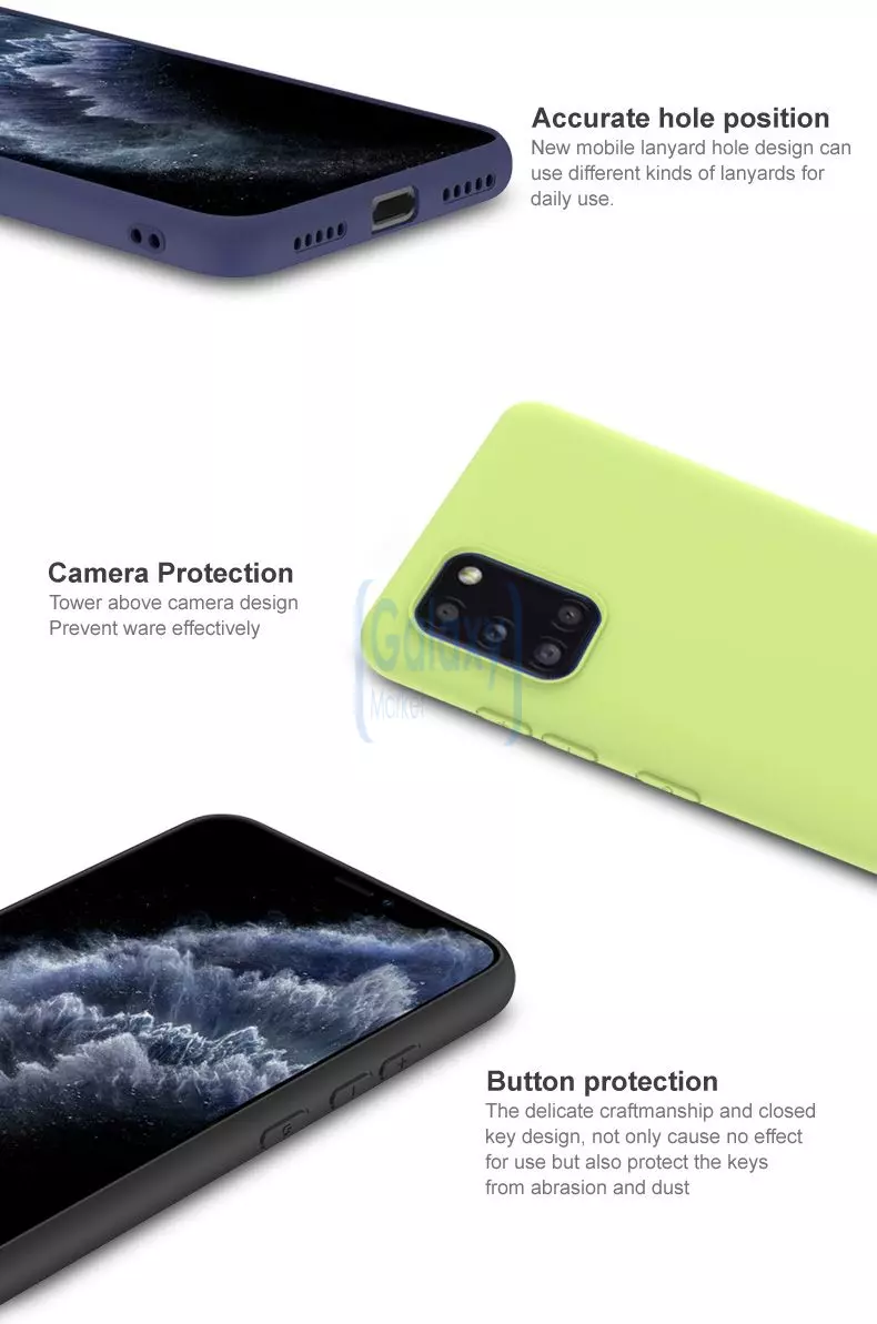 Чехол бампер Imak UC-1 Series для Samsung Galaxy A31 Blue (Синий)
