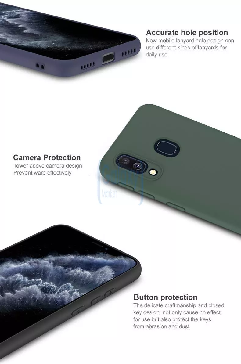 Чехол бампер Imak UC-1 Series для Samsung Galaxy A40 Blue (Синий)