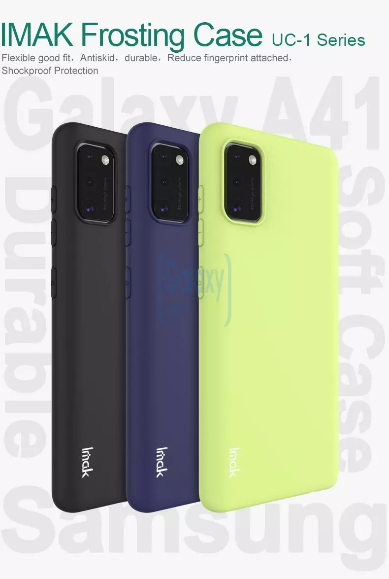 Чехол бампер Imak UC-1 Series для Samsung Galaxy A41 Green (Зеленый)