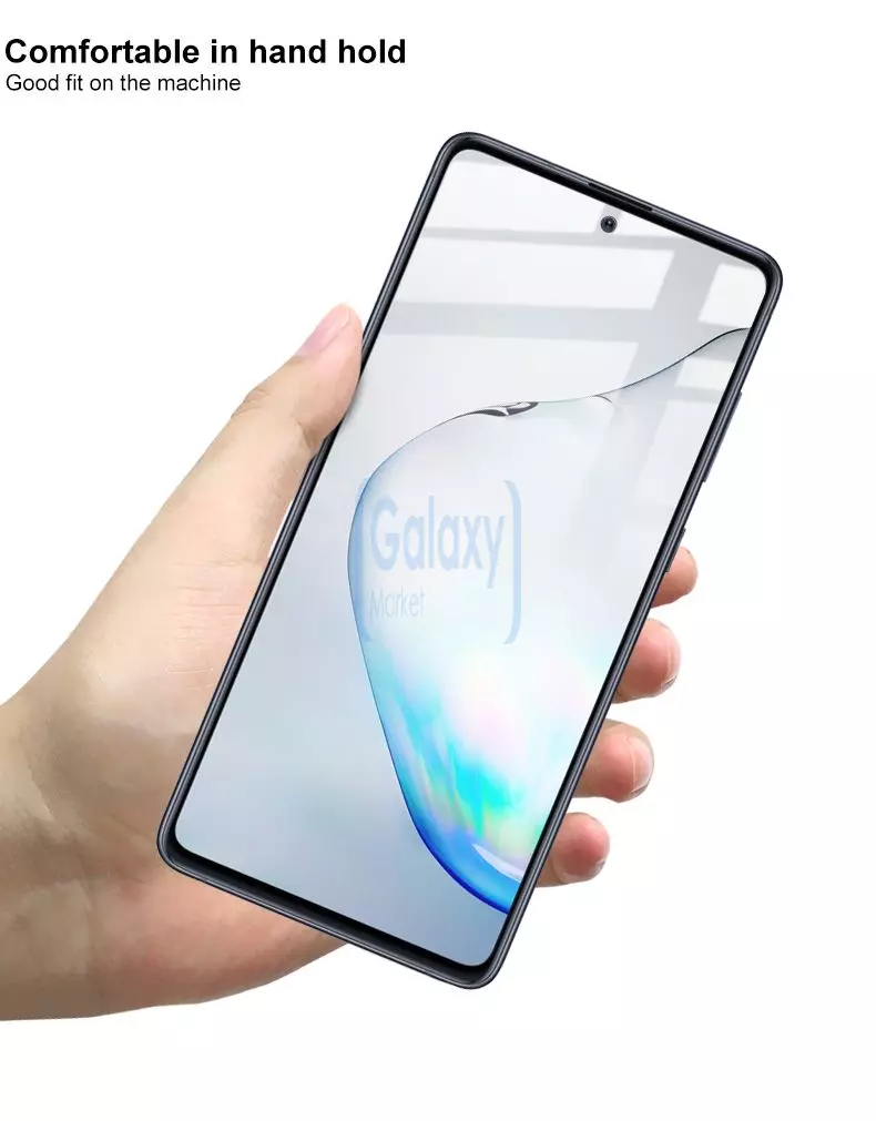 Защитное стекло Imak Full Cover Glass для Samsung Galaxy Note 10 Lite Black (Черный)