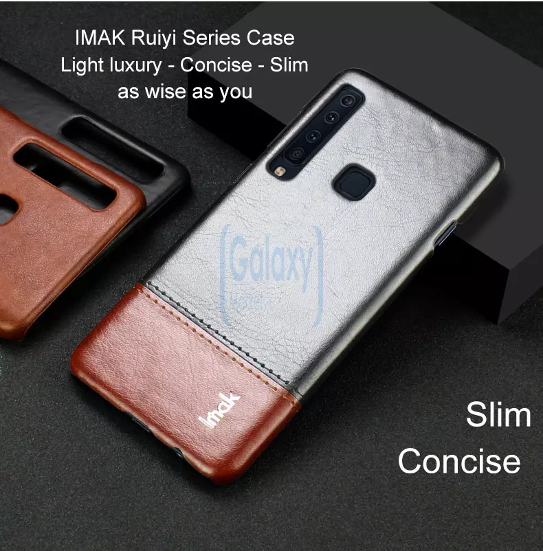 Чехол бампер Imak Leather Fit для Samsung Galaxy A9 2018 Black (Черный) Чехол бампер Imak Leather Fit для Samsung Galaxy A9 2018 Black (Черный)