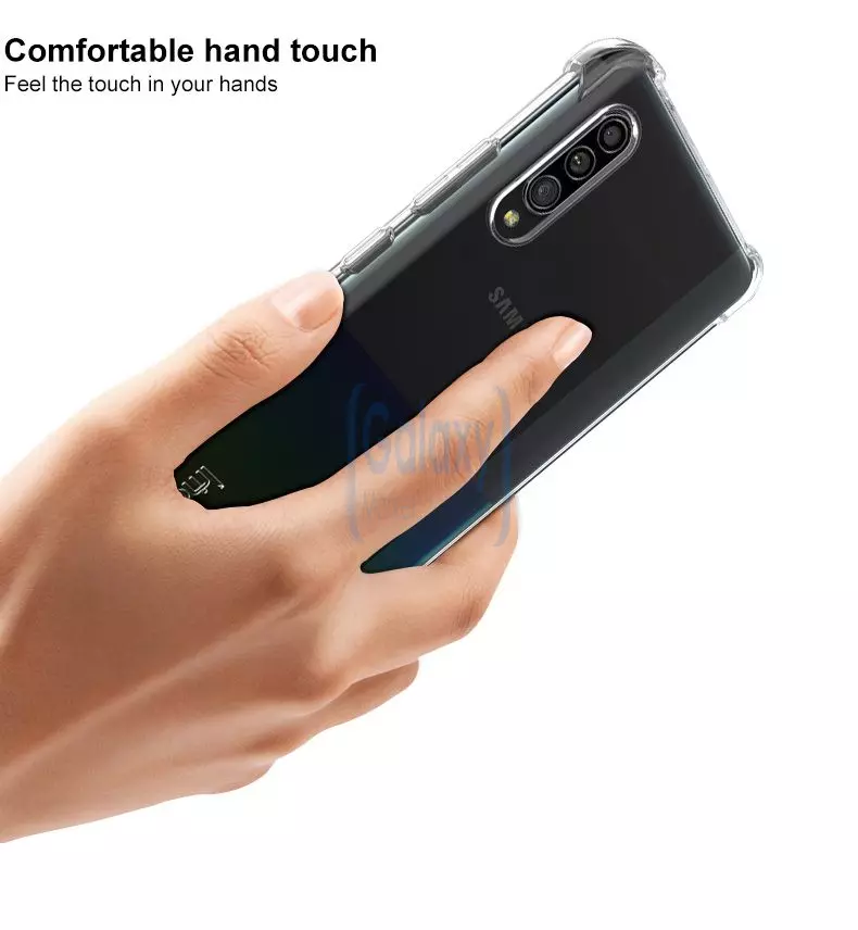Чехол бампер Imak Shock-resistant для Samsung Galaxy A90 5G Black (Черный)