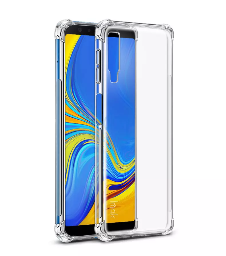 Чехол бампер Imak Shock-resistant Case для Samsung Galaxy A70 Transparent (Прозрачный)