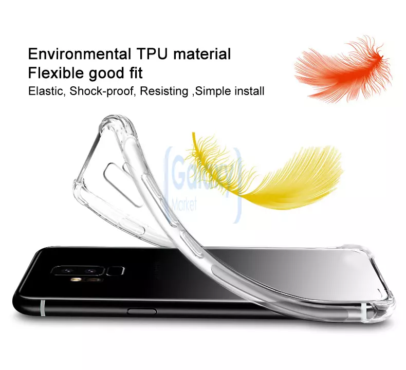 Чехол бампер Imak Shock-resistant Case для Samsung Galaxy A30 Matte black (Матовый черный)