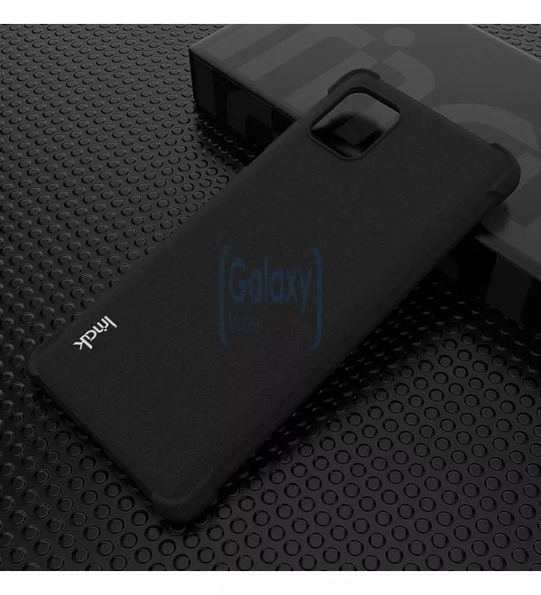 Чехол бампер Imak Shock-resistant для Samsung Galaxy Note 10 Lite Matte black (Матовый черный)