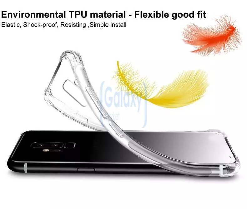 Чехол бампер Imak Shock-resistant для Samsung Galaxy S20 Plus Transparent (Прозрачный)