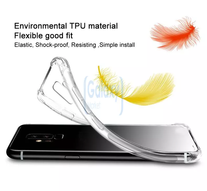 Чехол бампер Imak Shock-resistant для Samsung Galaxy A90 Matte black (Матовый черный)