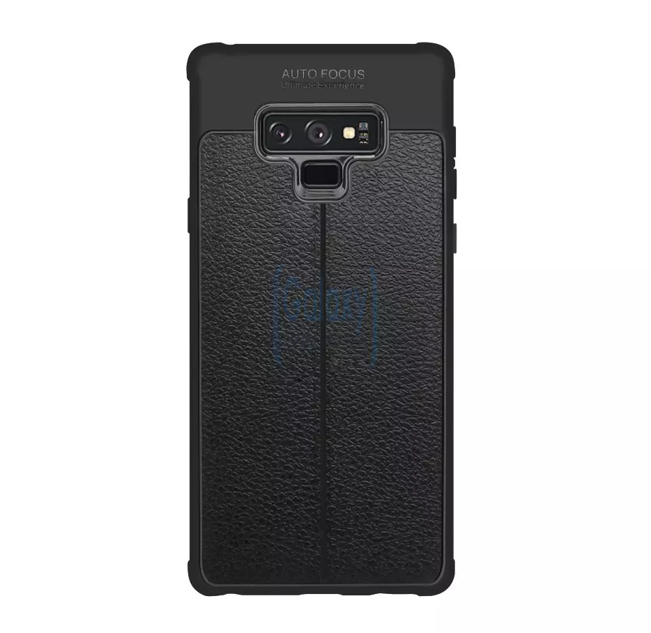 Чехол бампер Imak TPU Leather Pattern для Samsung Galaxy Note 9 Black (Черный)