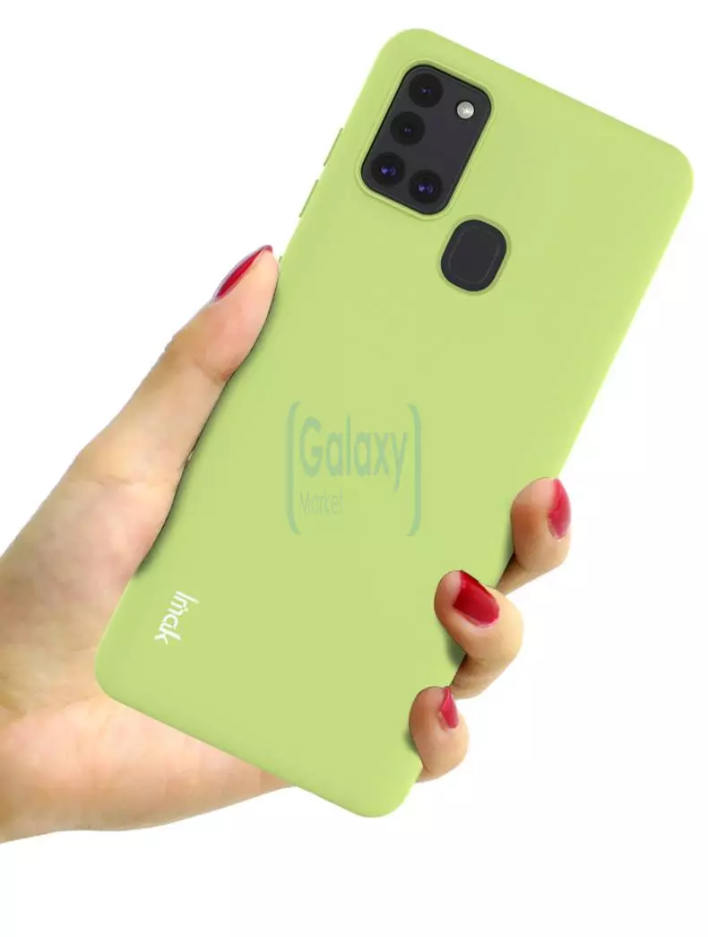Чехол бампер Imak UC-1 Series для Samsung Galaxy A21s Green (Зеленый)