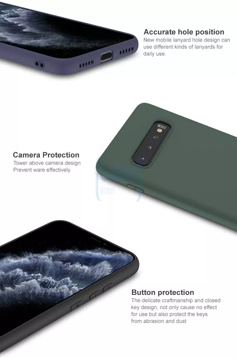 Чехол бампер Imak UC-1 Series для Samsung Galaxy S10 Plus Blue (Синий)