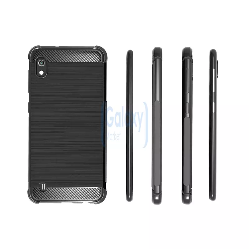 Чехол бампер Imak Vega Carbon Case для Samsung Galaxy A10 Black (Черный)