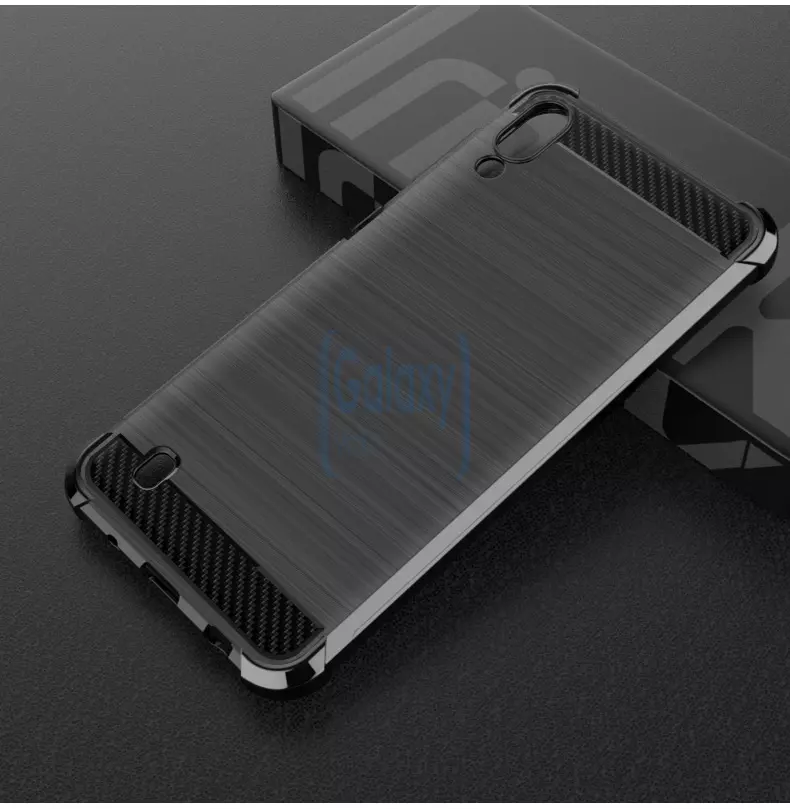 Чехол бампер Imak Vega Carbon Case для Samsung Galaxy M10 Black (Черный)