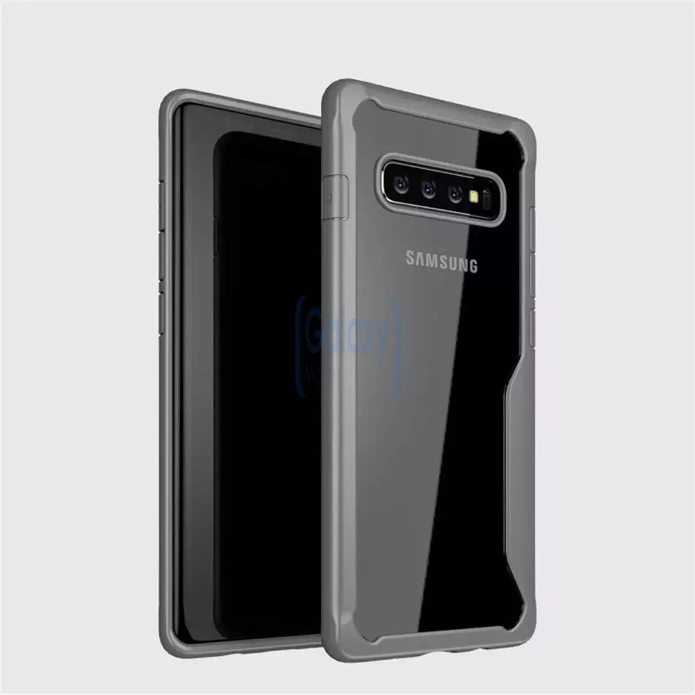 Чехол бампер Ipaky Fusion Case для Samsung Galaxy S10 Gray (Серый)