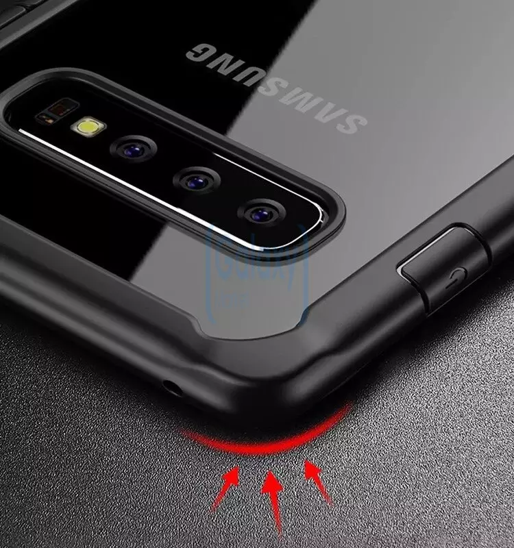 Чехол бампер Ipaky Fusion Case для Samsung Galaxy S10 Red (Красный)