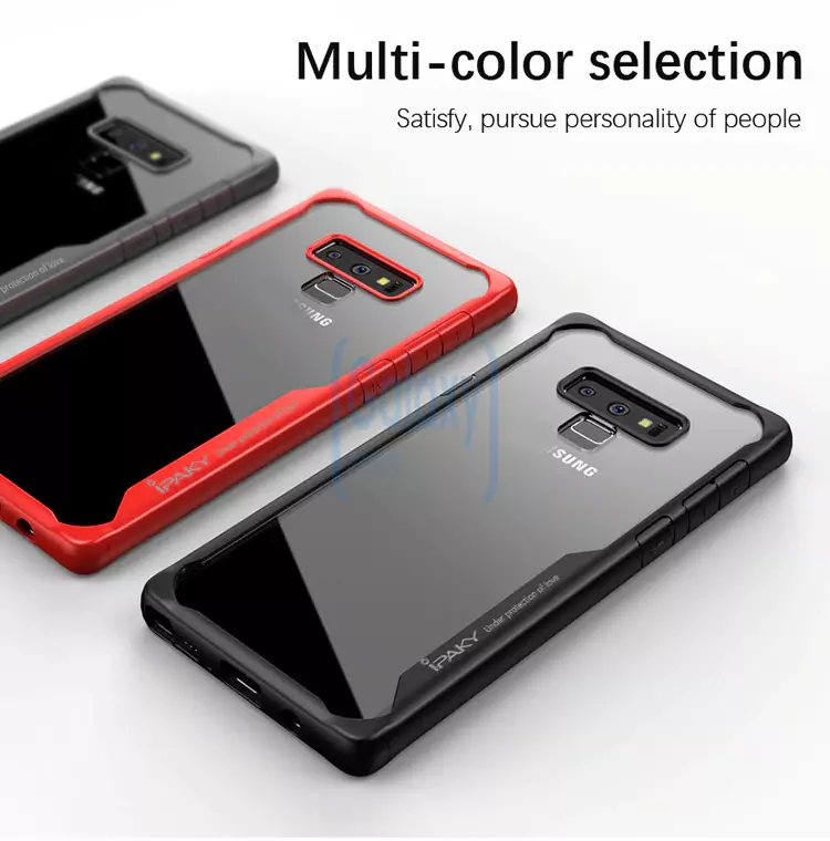 Чехол бампер Ipaky Fusion Case для Samsung Galaxy Note 9 Red (Красный)