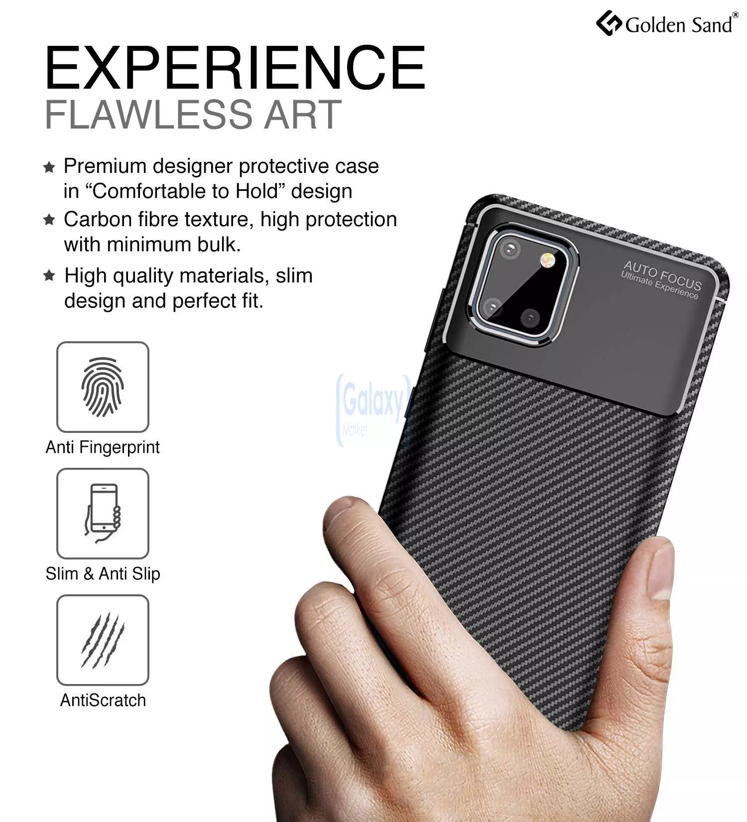 Чехол бампер Ipaky Lasy для Samsung Galaxy Note 10 Lite Black (Черный)
