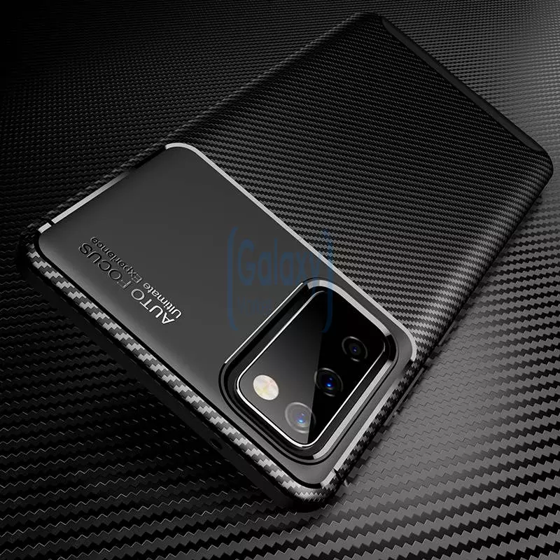 Чехол бампер Ipaky Lasy для Samsung Galaxy S20 FE Black (Черный)