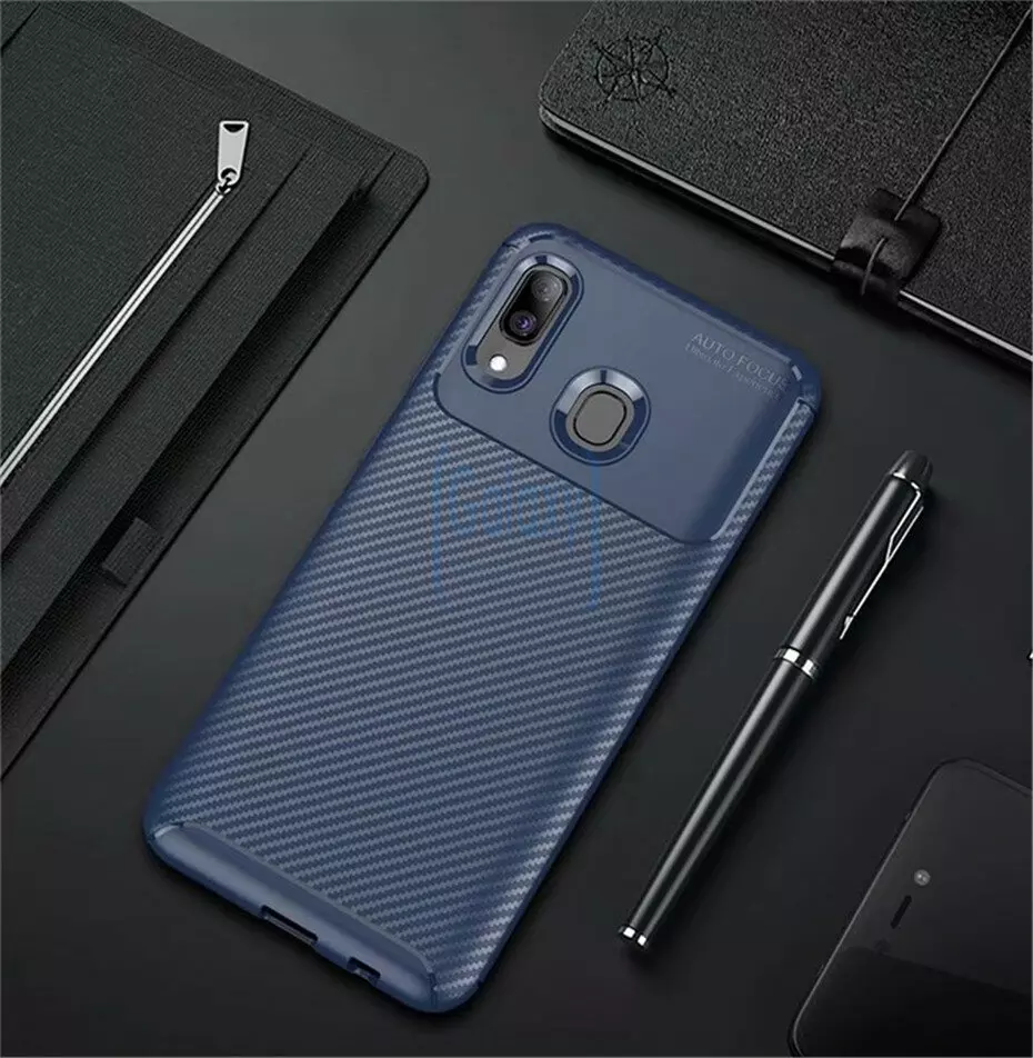 Чехол бампер Ipaky Lasy Case для Samsung Galaxy A20 Blue (Синий)
