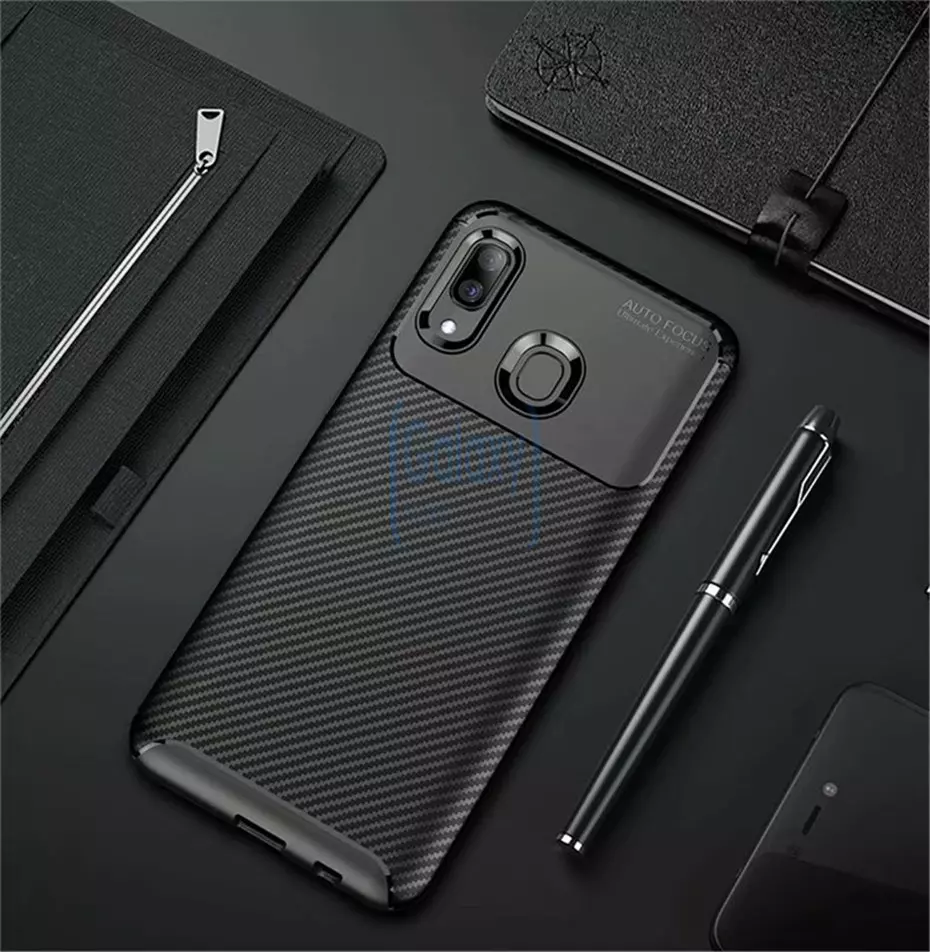 Чехол бампер Ipaky Lasy Case для Samsung Galaxy A30 Black (Черный)