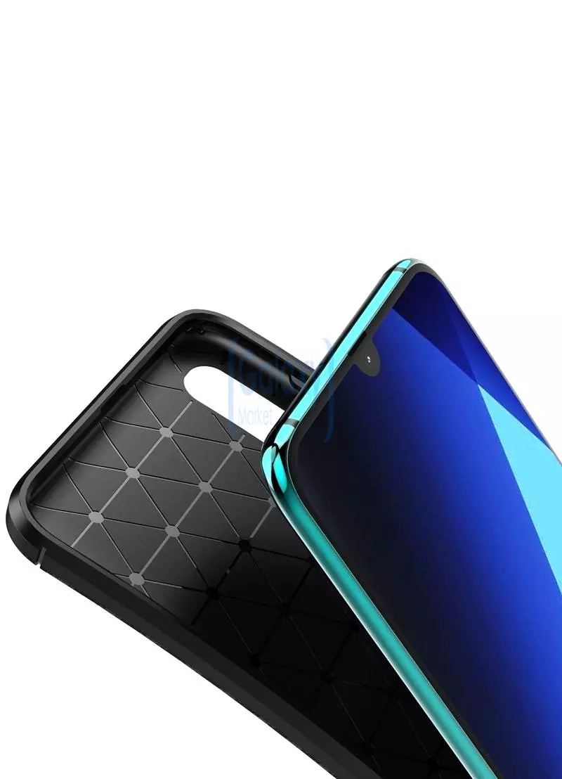 Чехол бампер Ipaky Lasy для Samsung Galaxy A50s Blue (Синий)