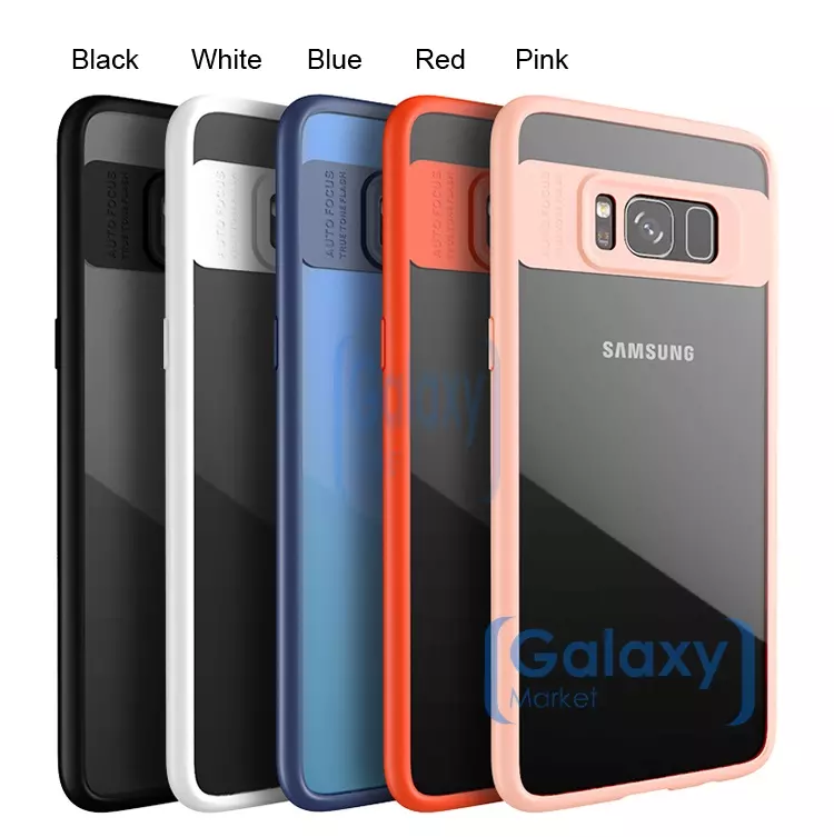 Чехол бампер Ipaky Silicone Case для Samsung Galaxy S8 Red (Красный)