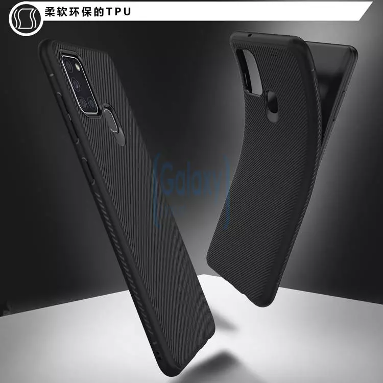 Чехол бампер Lenuo Leshen для Samsung Galaxy A21s Black (Черный)