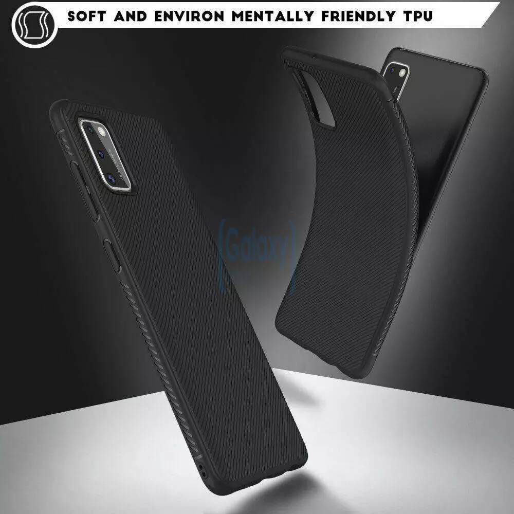 Чехол бампер Lenuo Leshen для Samsung Galaxy A41 Black (Черный)