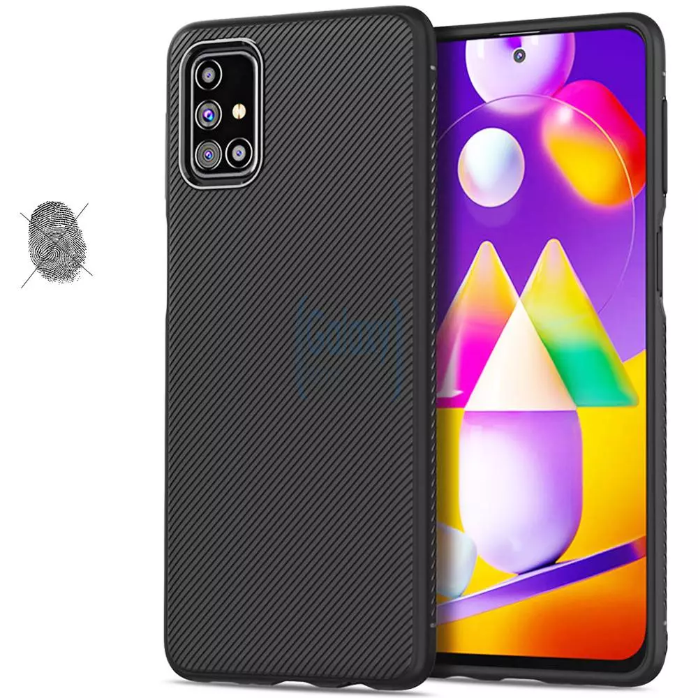 Чехол бампер Lenuo Leshen для Samsung Galaxy M31s Black (Черный) Чехол бампер Lenuo Leshen для Samsung Galaxy M31s Black (Черный)