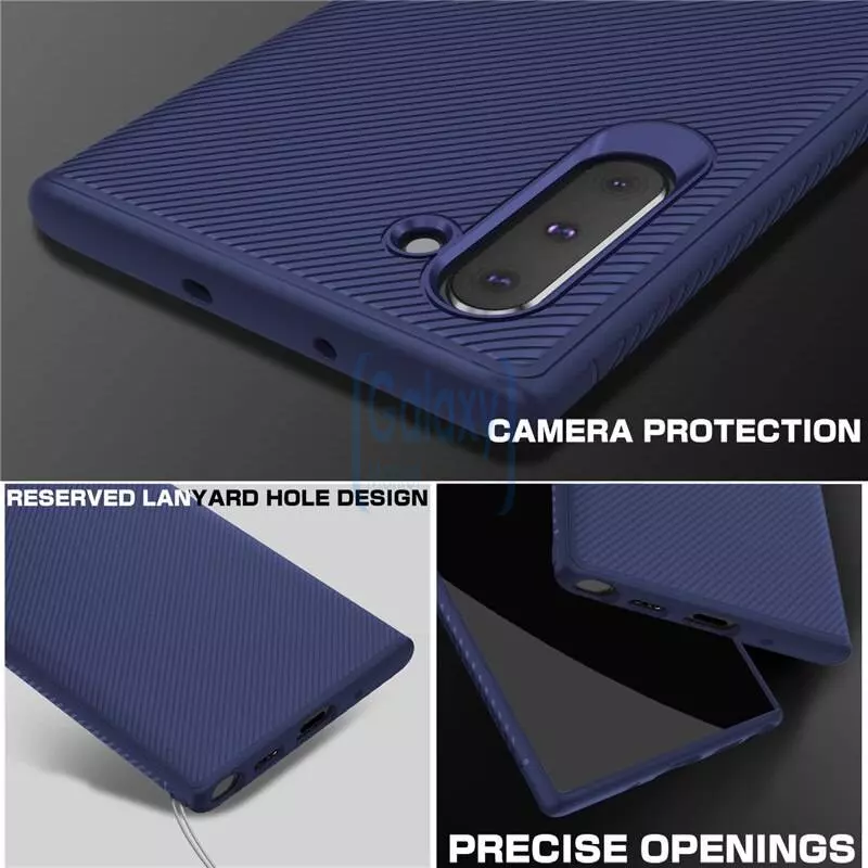 Чехол бампер Lenuo Leshen для Samsung Galaxy Note 10 Blue (Синий)