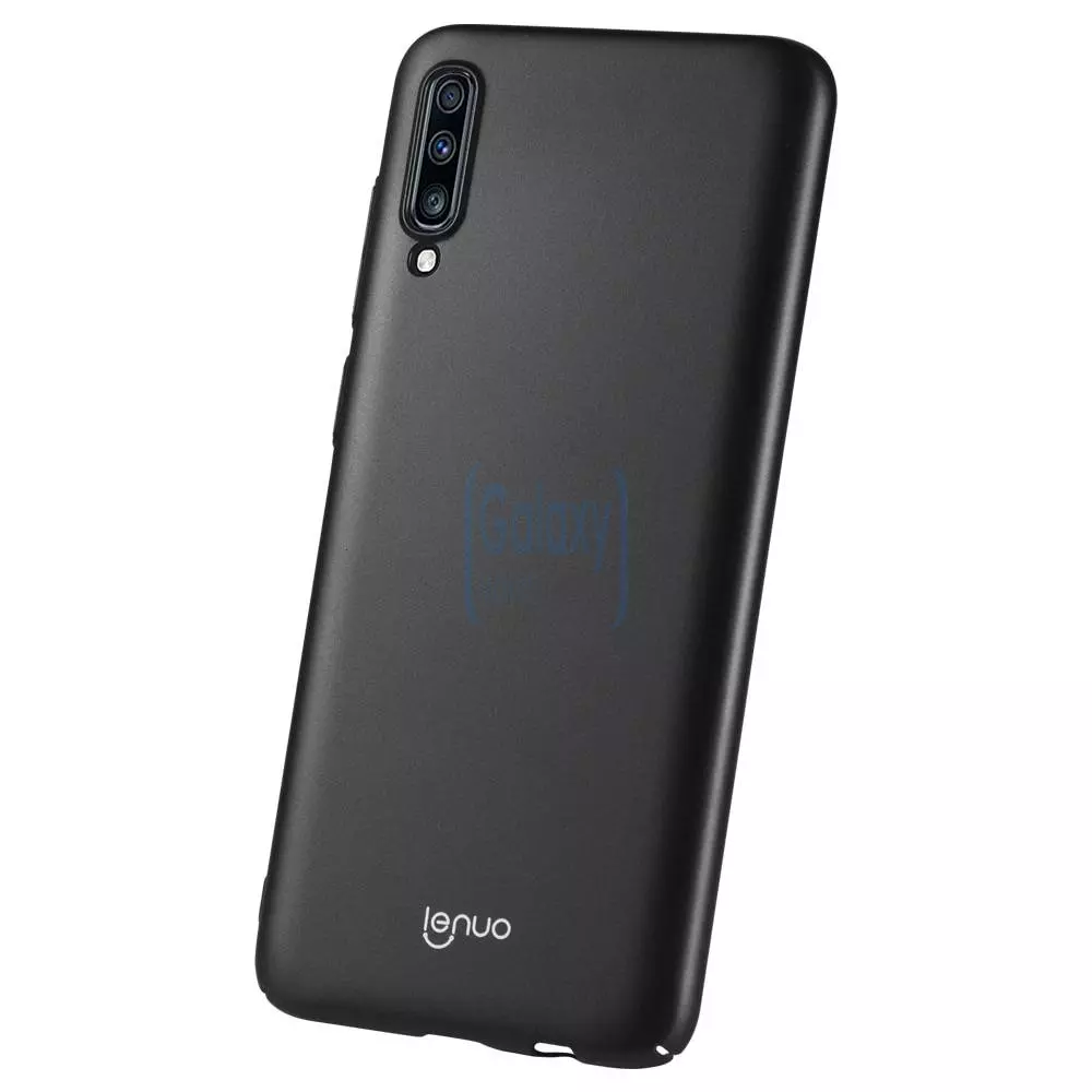 Чехол бампер Lenuo Matte для Samsung Galaxy A50 Black (Черный)