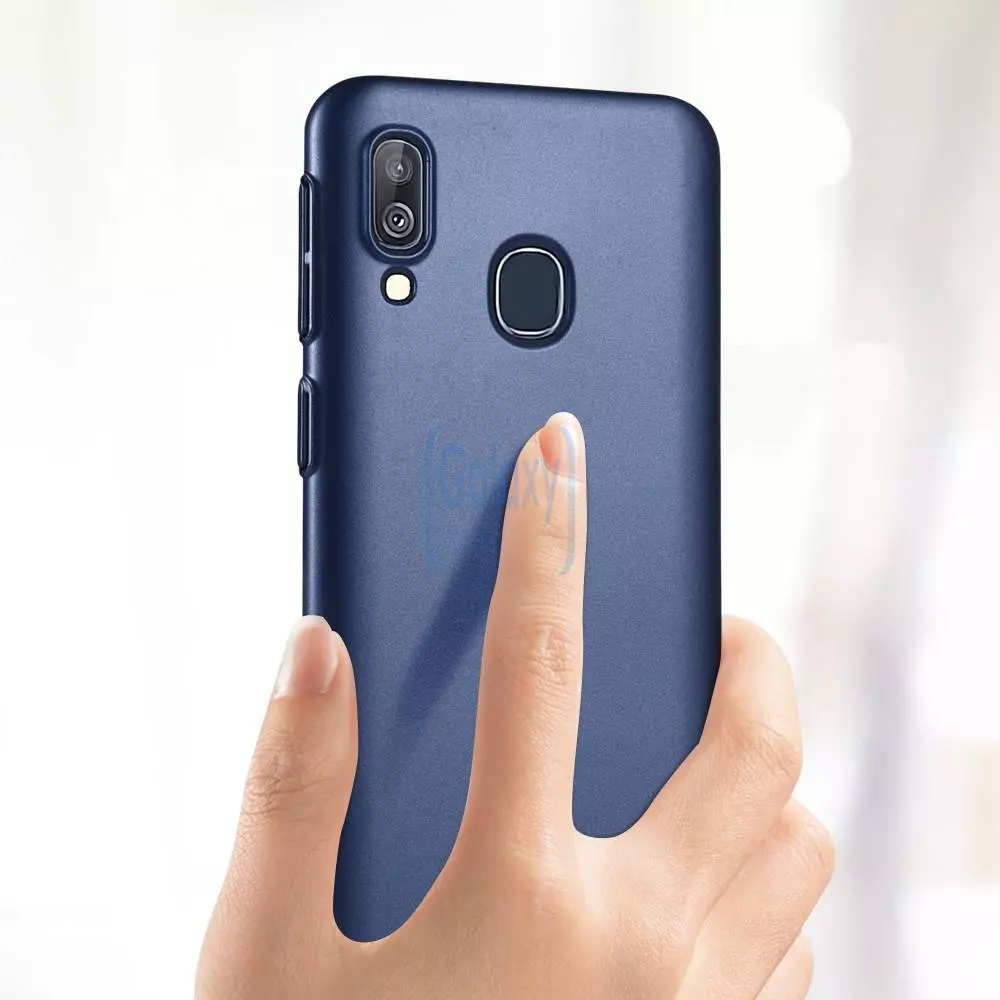 Чехол бампер Lenuo Matte для Samsung Galaxy A10s Blue (Синий)